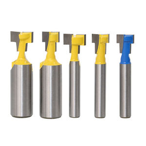 1/4 1/2 Inch Schacht Houtbewerking Sleutelgat Frezen Voor Hout Deurslot Mill Cutter Timmerwerk Gereedschap - Product Image 1