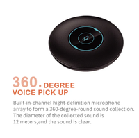 Meilleur microphone sans fil omnidirectionnel à condensateur électret USB pour la visioconférence ou les voyages d'affaires