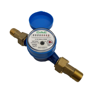 Compteur d'eau en laiton multi-jets AS200U-75 DAE avec protection IP67 Raccords NPT 3/4 "Mesures en gallons - Product Image 1