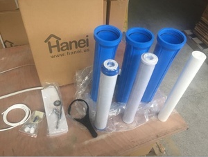 Filtro de Purificación de Agua de 3 Etapas con Carbón Activado para Debajo del Fregadero, Comercial/Doméstico, Marca <span class=keywords><strong>KOKO</strong></span>, Carcasa de 20 Pulgadas - Product Image 2