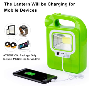 High-brightness COB solar-powered handheld searchlight, outdoor camping emergency light, household night power flashlight - Product Image 4