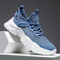 Chaussures pour hommes respirantes, fines, anti-odeurs, en maille ajourée, pour le sport, décontractées, course à pied