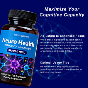 Bổ sung não nootropic cho bộ nhớ và tập trung hỗ trợ vitamin cho tinh thần hỗ trợ rõ ràng với <span class=keywords><strong>bacopa</strong></span> <span class=keywords><strong>monnieri</strong></span> - Product Image 5