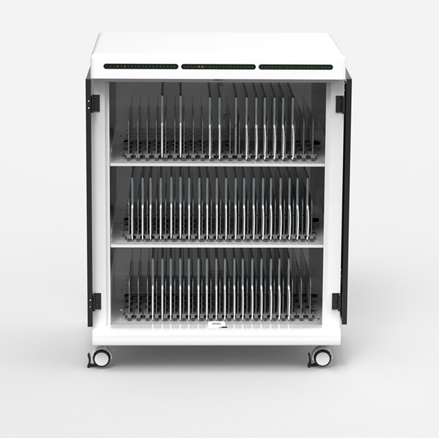 Entrans Mobile Phone Charging Cart & Cabinets for School Tablets Carbon Steel/Fireproof ABS ISO/CE/FCC Certified