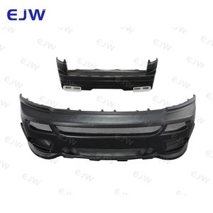 Para 2014-2016 Land Rover Discovery 4 Kit de carrocería <span class=keywords><strong>HM</strong></span> actualizado Parachoques delantero y trasero de fibra de vidrio automotriz - Product Image 2