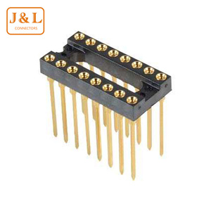 מותאם אישית מצופה זהב שורה כפולה 2-80pin זרוע Pcb מחבר סיכת סיכה עגולה סוג של שקעים באיכות גבוהה