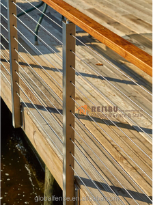 Ringhiera a Cavo Reilbu di Stile Moderno, Facile da Installare, Montaggio Laterale per Uso Esterno e Interno, per <span class=keywords><strong>Scale</strong></span>, Terrazze o Balconi - Product Image 3