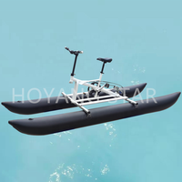 2025 nouveaux modèles ponton gonflable vélos d'eau bateau à pédales en vente facile à démonter et à installer
