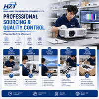 Projecteur laser DLP W6000L 2600 lumens ISO Full UHD 4K Stéréo Haut-parleurs intégrés Smart Business Vidéo Extérieur Éducation