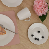 Tasse à thé à sublimation de luxe de haute qualité taille personnalisée 12oz tasse en céramique blanche unie de style nordique en porcelaine