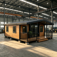 Studio de jardin préfabriqué extensible avec salle de bain et cuisine pour bureau à domicile et hébergement d'invités