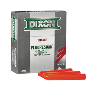 12 шт., пиломатериалы с маркировкой, флуоресцентные оранжевые мелки - Product Image 6