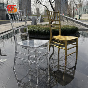 Silla de princesa de plástico Pp de nuevo diseño suave, silla de princesa dorada, silla de boda - Product Image 6