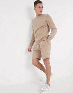 Impression de logo personnalisé de haute qualité vêtements de sport surdimensionnés pour hommes ensembles jumeaux simples vêtements d'été décontracté en coton blanc homme ensembles jumeaux 2025 - Product Image 1