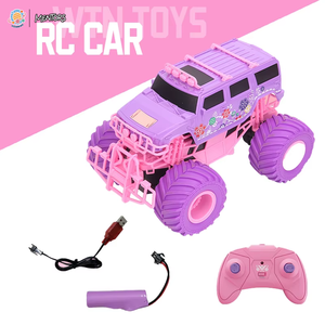 Q157 1/18 Camion Telecomandato Elettrico Fuoristrada 2.4G con Ruote Grandi ad Alta Velocità, Auto Giocattolo RC <span class=keywords><strong>Viola</strong></span> per Ragazze, Colore Rosa - Product Image 5