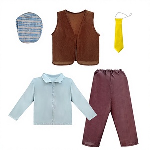 Disfraz de <span class=keywords><strong>Abuelo</strong></span> para Niños, Color Beige, para Halloween, Día del Niño, Juego de Roles, Cosplay de <span class=keywords><strong>Abuelo</strong></span>, Disfraces de Anciano - Product Image 6