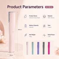 Outil de beauté pour le visage, rasoir électrique rechargeable, appareil de dermaplaning sonique, outil d'exfoliation de la peau, OEM ODM