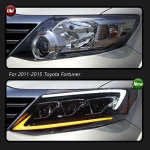 Conjunto de Faros LED Modificados TYPY para Toyota Fortuner 2011-2015, Lámpara Delantera Mejorada con DRL y Señal de Giro Dinámica - Product Image 2