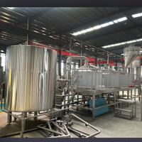 Équipement de micro-brasserie 1000l, équipement de brassage de bière artisanale avec fermenteur conique