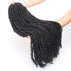<span class=keywords><strong>Passion</strong></span> <span class=keywords><strong>twist</strong></span> cheveux mode africaine synthétique crépus ombre <span class=keywords><strong>crochet</strong></span> tressage extension de cheveux <span class=keywords><strong>passion</strong></span> <span class=keywords><strong>twist</strong></span> <span class=keywords><strong>crochet</strong></span> cheveux vague d'eau - Product Image 3