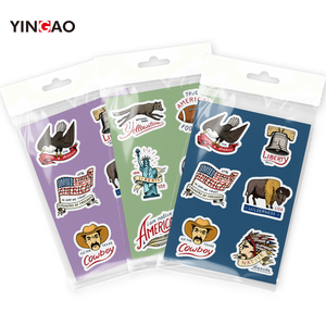 Hojas de Pegatinas Personalizadas con Corte Kiss-Cut, Temática de Viajes, Pegatinas Adhesivas de Vinilo <span class=keywords><strong>para</strong></span> Decoración de Libretas y Equipaje, Hoja de Pegatinas con Impresión Personalizada - Product Image 5