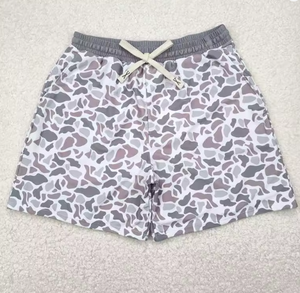 Trajes de Baño Longlv de Verano para Niñas, Familiares, Casuales, con Estampado de Camuflaje Gris, Transpirables, Ecológicos, de Poliéster/Nailon - Product Image 5