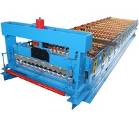 Machine de formage de rouleaux de tôle d'acier pour toiture en tôle ondulée pour toit en métal