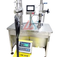 Machine de remplissage d'aérosols semi-automatique BOV pour emballages métalliques de produits chimiques et cosmétiques, bouteilles, canettes, pulvérisateur à pompe haute précision