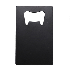Abrebotellas de cerveza portátil de acero inoxidable, estilo creativo de tarjeta de crédito con logotipo personalizado, Artículos de bar sostenibles para uso en fiestas en casa - Product Image 1