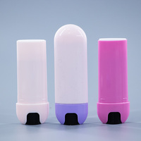 Tube vide portable en plastique ABS torsadé avec bouchon à vis pour bâton de parfum solide 5G, baume parfumé et baume déodorant corporel