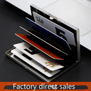 Đa-màu kim loại RFID chặn chủ thẻ tín dụng và <span class=keywords><strong>name</strong></span> <span class=keywords><strong>card</strong></span> trường hợp có sẵn trong kho - Product Image 6