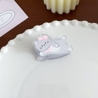 Clips de Papel Acrílicos con Diseño de Gato de Dibujos Animados, Clips de PP Kawaii para Organizar Documentos, Marcar Libros, Sellar Bolsas de Comida, para Estudiantes y Oficina