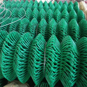 Cyclone Dây Lưới Mạ Kẽm PVC Tráng Chuỗi Liên Kết Hàng Rào Cuộn Để Bán Chiều Cao Hàng Đầu Đường Sắt Và Bài Viết Kim Cương Hàng Rào - Product Image 5