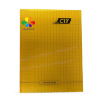 Cahier d'Exercices A4 Personnalisé d'Usine avec Couverture PP, Prix Compétitif, Vente en Gros, Fournitures Scolaires