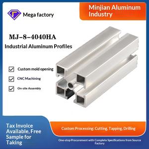 Profilé en aluminium Minjian 4040ha pour ligne d'assemblage, support de ligne de production industrielle norme nationale, aluminium 40*40 - Product Image 1