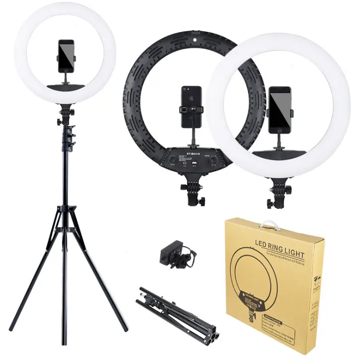 Camera Photo 18inch LED Circle Ring Light with Tripod Stand LED Ring Light Kit