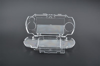 Étui en cristal pour PSP3000, coque transparente blanche pour PSP2000/3000, coque universelle en matériau PC pour PSP 2000, étui de protection