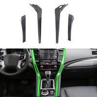 Accessoires intérieurs pour voiture, garnitures de volant, protection de console, cadre anti-rayures pour Mitsubishi Pajero Sport 2020