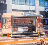 Remorque alimentaire mobile électrique en acier inoxydable avec certification CE, utilisée pour la restauration de vacances, remorque alimentaire pour franchise