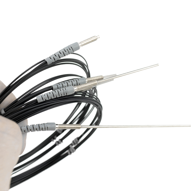 JIMOU OEM ODM Wholesale Stainless Steel Housing Nut Fiber Cable JM-RS310-TZ Small Size M3 Elbow Diffuse Fiber Optical Sensors