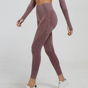 Leggings Senza Cuciture a Vita Alta per Donna, Pantaloni Sportivi per Fitness, Allenamento e Yoga, Leggings da <span class=keywords><strong>Palestra</strong></span> Senza Cuciture - Product Image 3