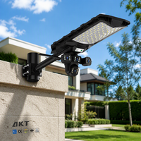 Lampadaire Solaire LED Extérieur Tout-en-un 30W à Haute Luminosité avec Télécommande ABS et Caméra CCTV Intégrée – Nouveau Design en Promotion