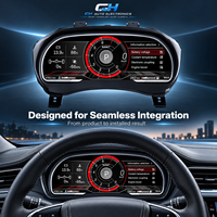 Pour Cadillac ATS / ATS-L 2014-2017, tableau de bord numérique LCD 12,3 pouces, compteur de vitesse, remplacement plug and play