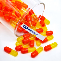 Capsules végétales vides certifiées FDA Wecaps, taille 1 #   Capsules végétales vides