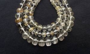 Cuentas redondas de rutilo dorado de calidad AAA, 7-9 mm, cuentas sueltas de rutilo dorado, cuentas de piedras preciosas auténticas, cuentas al por mayor, cuentas para joyería DIY - Product Image 6