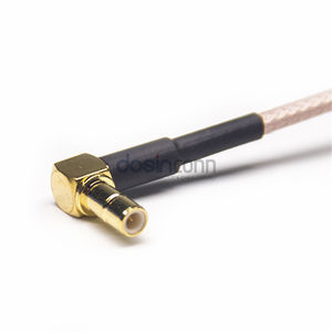 Заводская цена BNC Jack gomen переборка к SMA штекер 90 градусов с RG 179 RG179 RF Pigtail Перемычка Удлинительный кабель в сборе - Product Image 4
