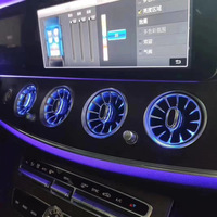 Kit de Actualización de Iluminación Interior con Control MMI, Luz Ambiental Dinámica Activa de 64 Colores para Mercedes-Benz Clase E 2016-2023, W213