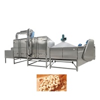 Collations soufflées au maïs Céréales de petit déjeuner Amidon modifié Nutrition Poudre Noix Rôtissoire Ligne de production