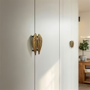 Modern Zinc Alloy Durable Round Handle for Cabinet Wardrobe <b>Shoe</b> <b>Wine</b> Cabinet Doors - Product Image 2