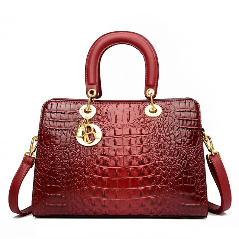 New Crocodile Women Bag Luxury Women Handbags Lady Europe And America Retro Hand Bill Shoulder Bags